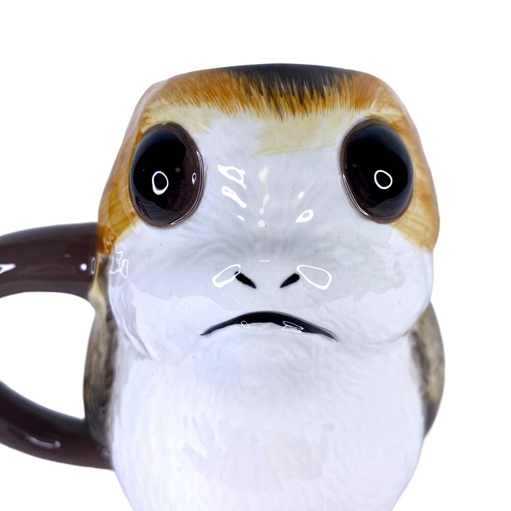 Star Wars The Last Jedi Porg Ceramic Sculpted Mug Ahch-To Sci Fi Bird Skywalker